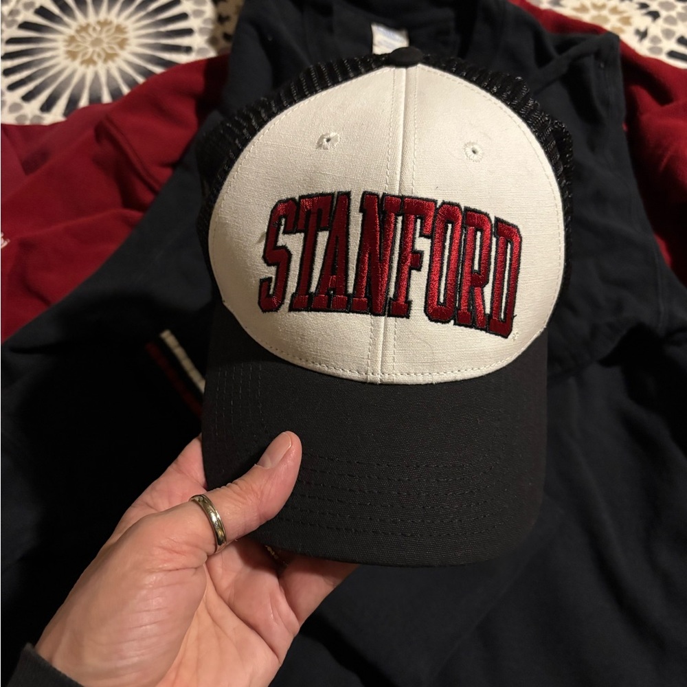 Stanford Black and White Cap Unisex